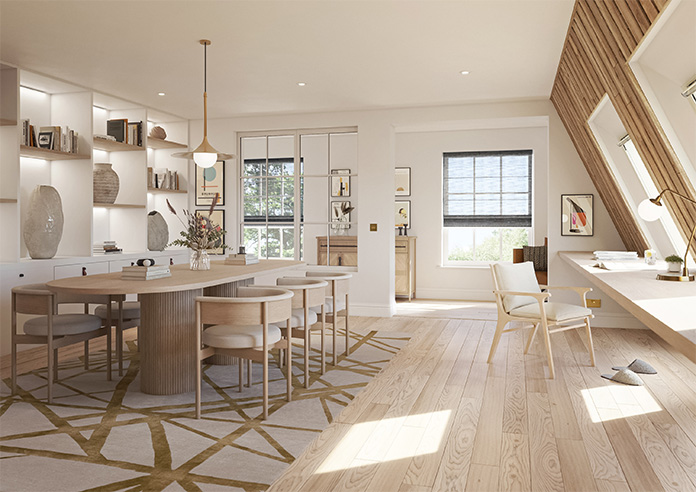 Novara Voile, Pebble Grey - Roman Blind - Image 6